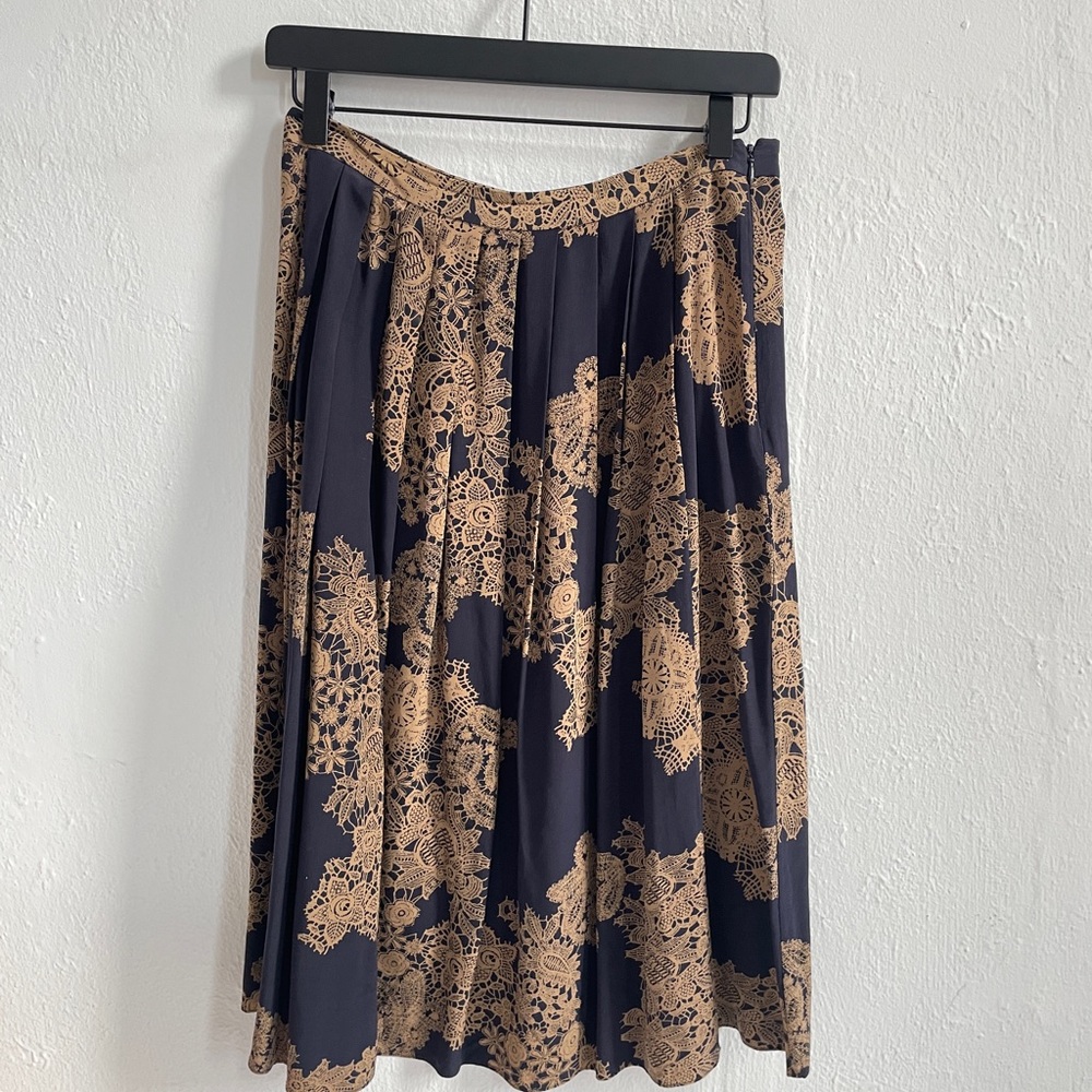 Tibi Silk midi skirt